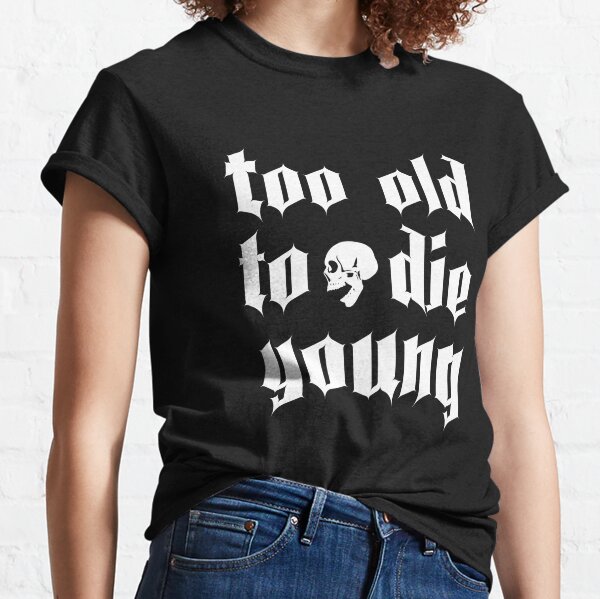 Too Old To Die Young Old Biker Heavy Camisetas Sin Mangas 