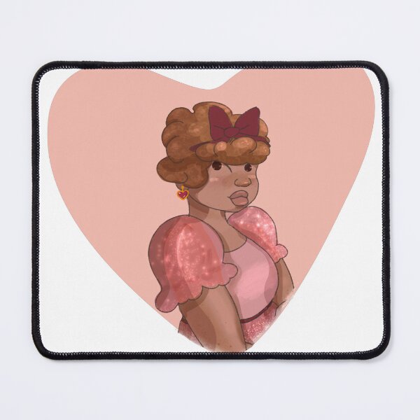 Item preview, Heart cute Afro girl  designed and sold by Ennair-mai.