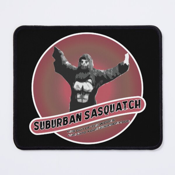 Item preview, suburban sasquatch - B movie clean designed and sold by nerdy-northern.
