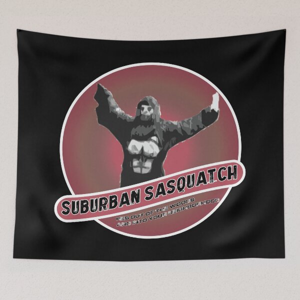 Item preview, suburban sasquatch - B movie clean designed and sold by nerdy-northern.