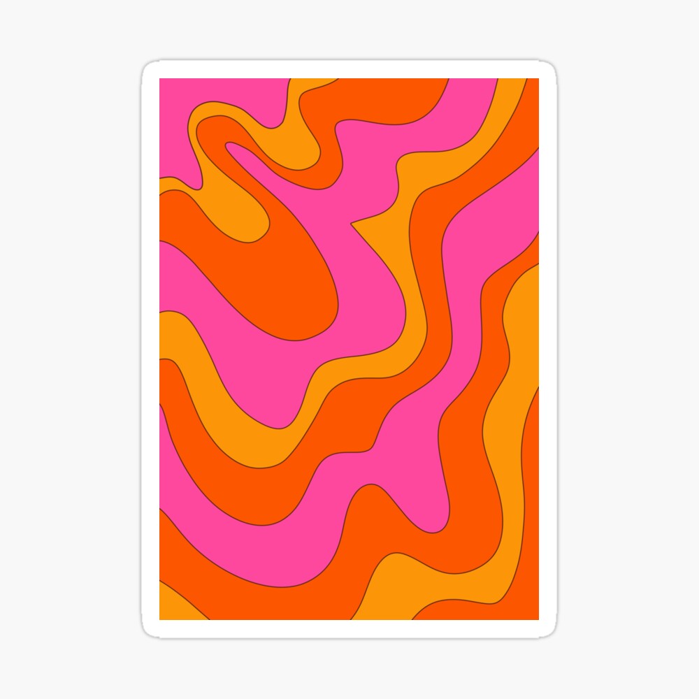 60s and 70s Groovy Retro Pattern Scarf