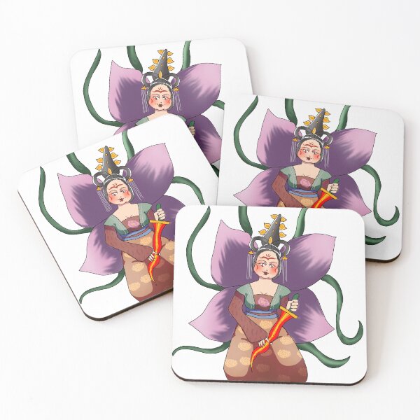 Item preview, Angel Flower and Vines Wings Chinese Hanfu Woman designed and sold by Junpeiberry.
