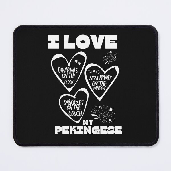 Item preview, I Love My Pekingese - Pekingese Dog Lover Fun Graphic - Fun Pekingese Gifts Classic T-Shirt designed and sold by PDesigns69.
