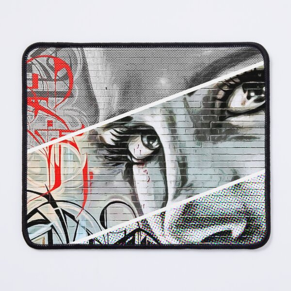 Item preview, Urban Graffiti Art Wall of Woman Staring in Collage Format designed and sold by RyanCaudell.