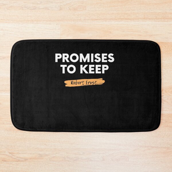 Item preview, Promises to Keep Robert Frost - World Poetry Day designed and sold by BearLoveDesign.
