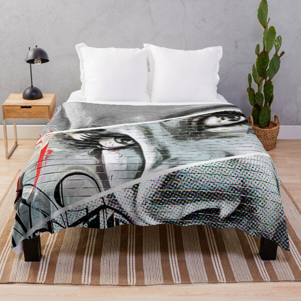 Item preview, Urban Graffiti Art Wall of Woman Staring in Collage Format designed and sold by RyanCaudell.