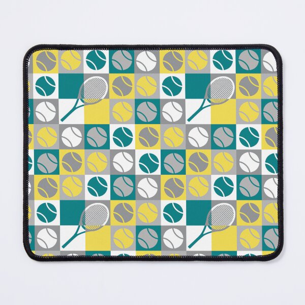 Item preview, Tennis balls on green, yellow and grey designed and sold by EvieWoj.