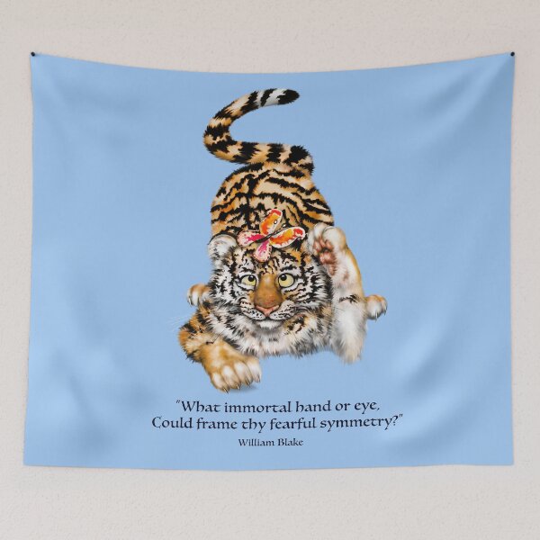 Item preview, Tyger's Symmetry | B Cartoon Tiger Cub  designed and sold by Snootrac.