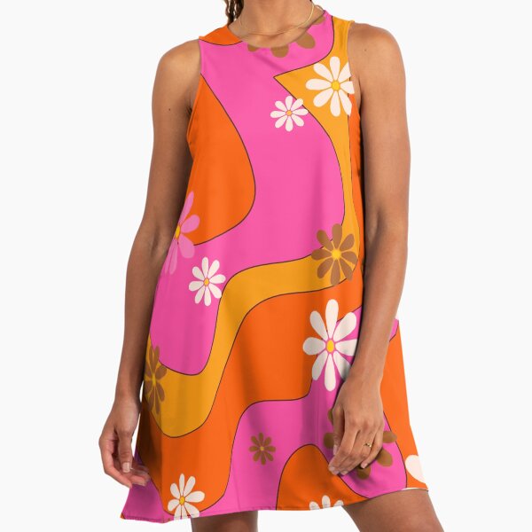 sixties a line dresses Vintage 1960s Pattern – One-piece A-Line Dress main image 1