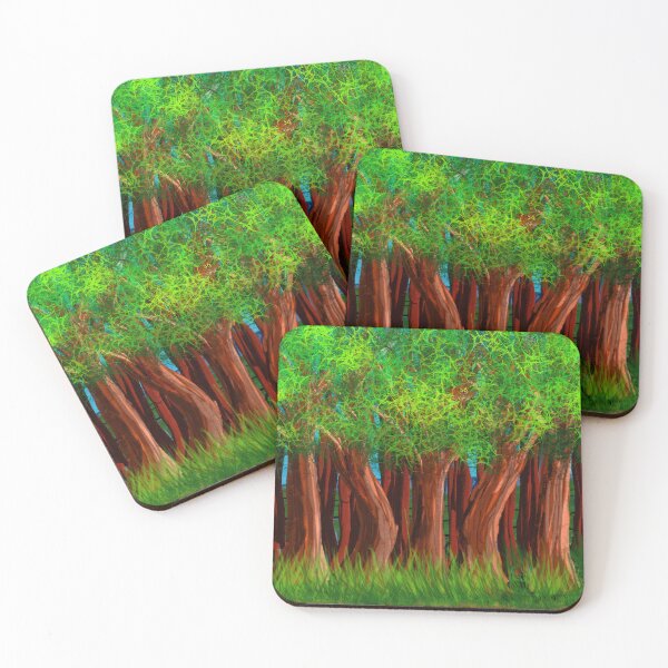 Item preview, Forest of big trees and brittle ground designed and sold by Elnica.