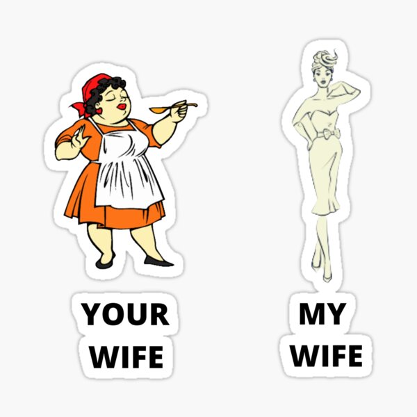 Item preview, your wife my wife designed and sold by Cretzuu.