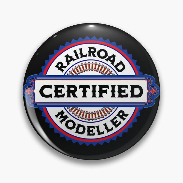 Item preview, Certified Railroad Modeller - for Model Railroad Railway Steam Train Enthusiasts designed and sold by TheTrainRoom.
