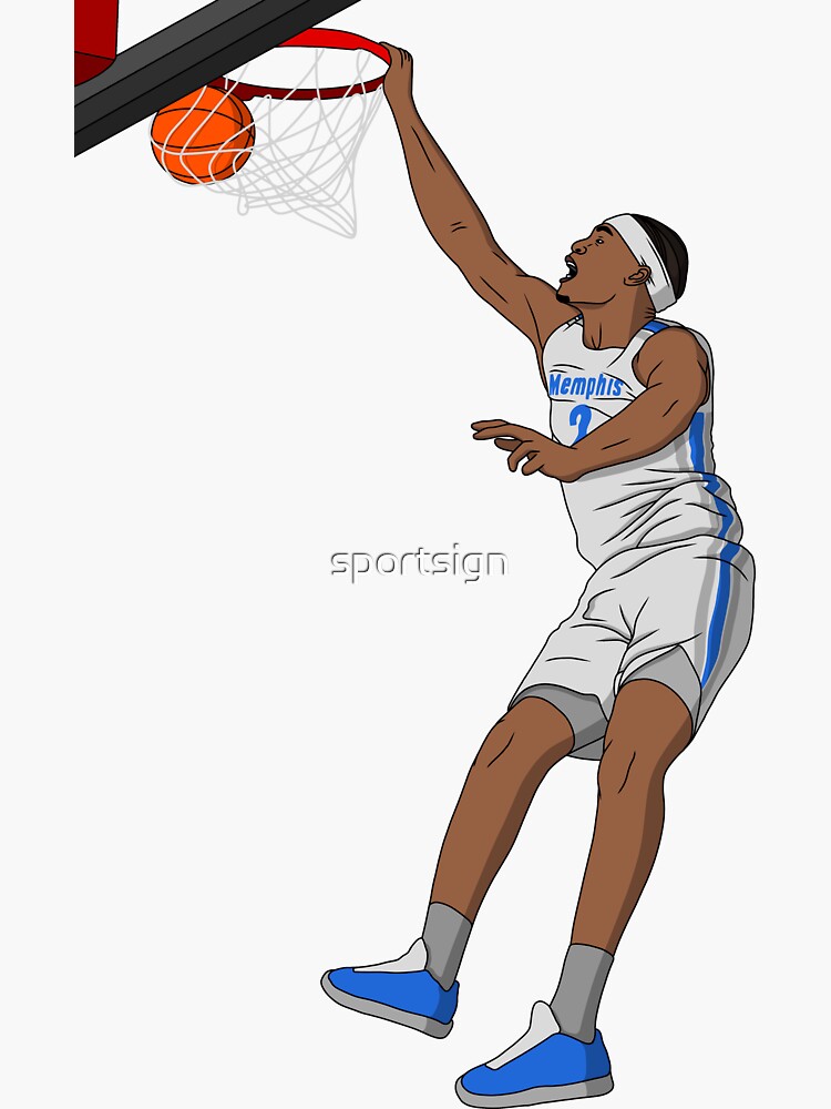 Penny Hardaway Memphis Jersey Sticker for Sale by madisonmatheny