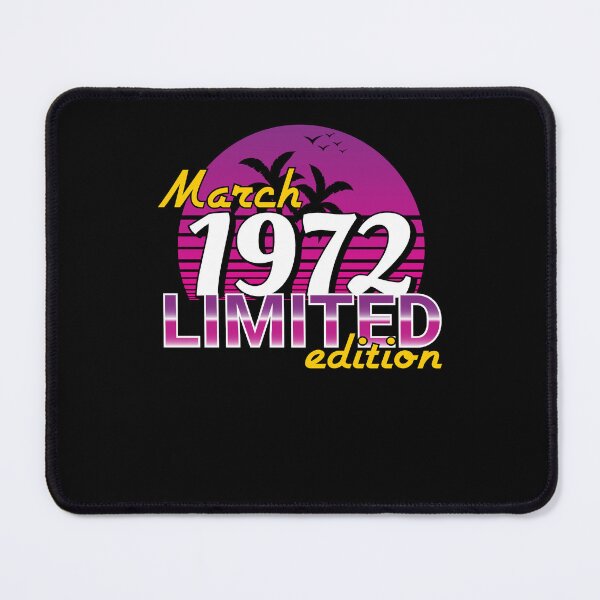 Item preview, Vintage March 1972 Limited Edition 50th Birthday 50 Year Old designed and sold by bja-tshirts.