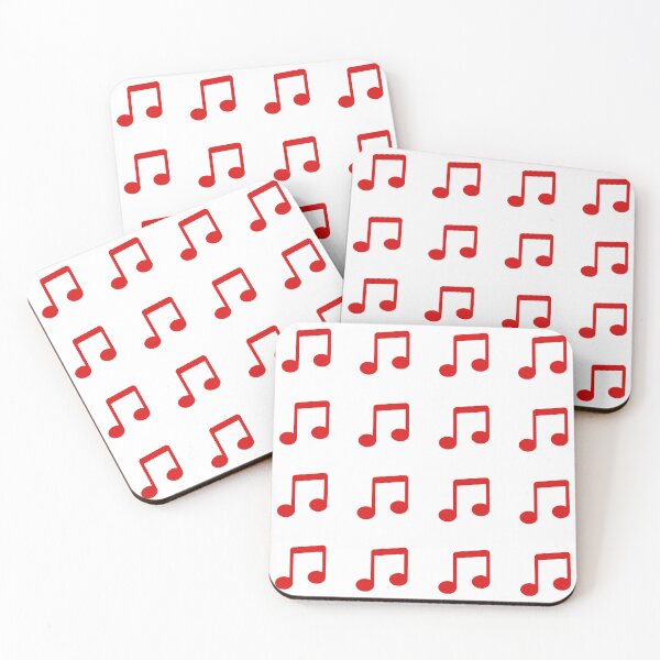 Item preview, Music Notes Pattern - Red  designed and sold by Inspirationmotivation.
