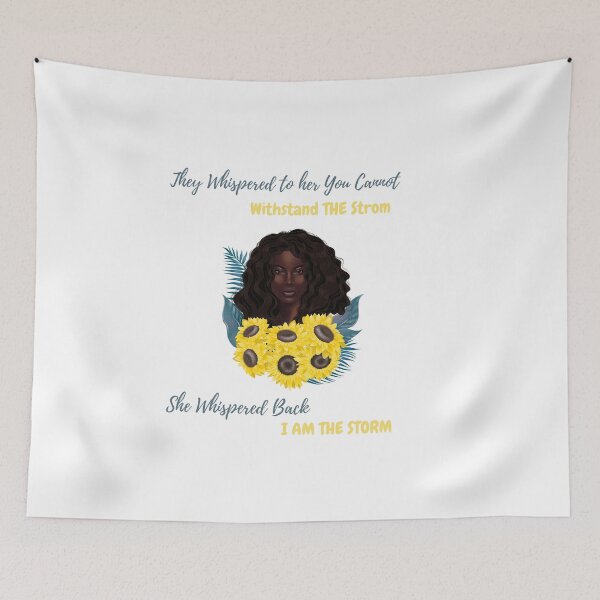 Item preview,  she whispered back i am the storm black history month designed and sold by MDARTSY.