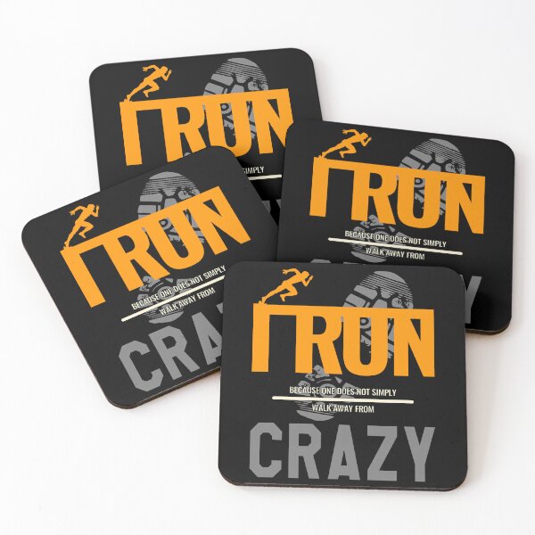 Item preview, I run because of crazy designed and sold by VictorL Designs.