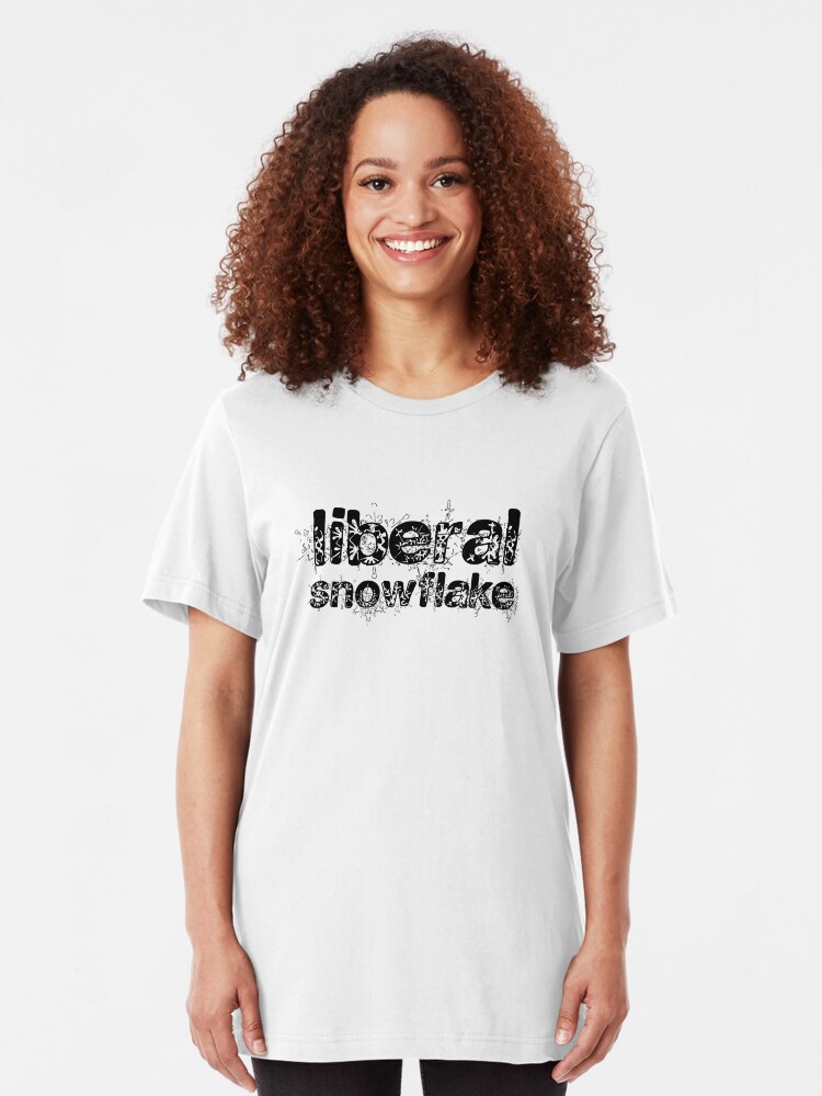 Alternate view of liberal snowflake Slim Fit T-Shirt