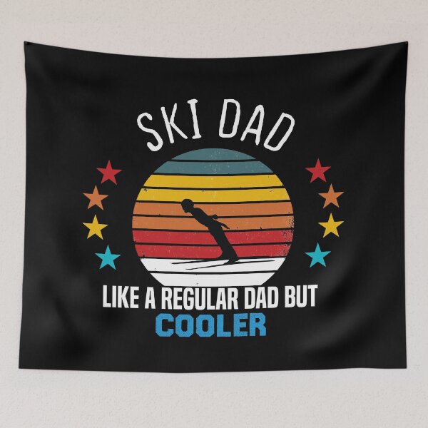 Item preview, ski dad like a regular dad but cooler - dads day designed and sold by TheOneStyleBro.