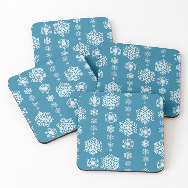 Item preview, Snowflake Snowflakes Winter Snowstorm Snow Skiing Pattern Print Sacred Geometry designed and sold by Shayna Westfall.