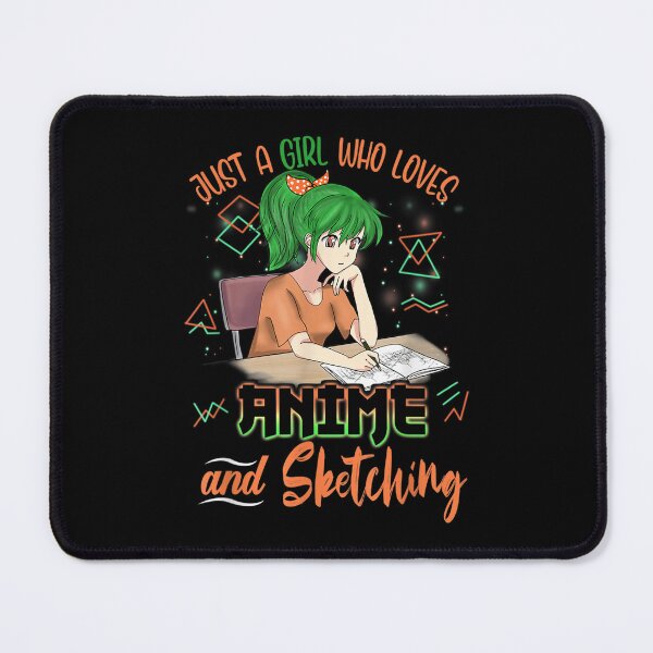 Item preview, Just A Girl Who Loves Anime And Sketching designed and sold by laurenm233.