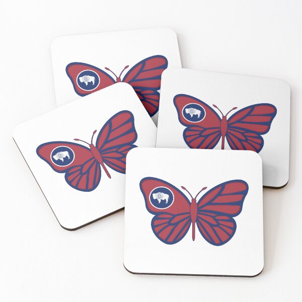 Item preview, State of Wyoming Flag Butterfly designed and sold by Gsallicat.