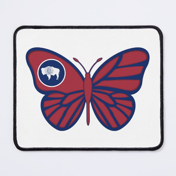 Item preview, State of Wyoming Flag Butterfly designed and sold by Gsallicat.