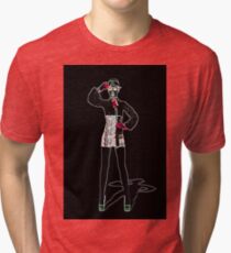 Fashion Model Fine Art Print Tri-blend T-Shirt