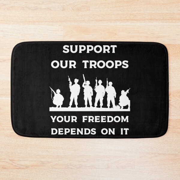 Item preview, Support our Troops American patriots Veterans day gift your freedom depends on it designed and sold by dreamwearprints.