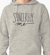 Sincerely, Me (Black over White) Pullover Hoodie