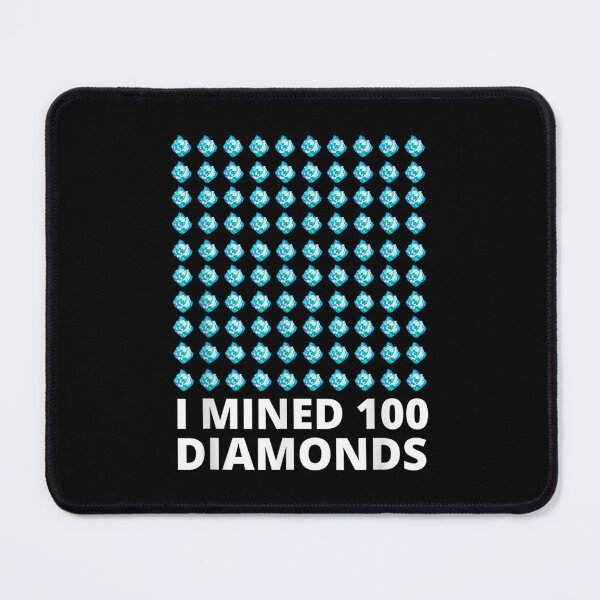Item preview, I Mined 100 Diamonds Days Of School Student Graphic designed and sold by laurenm233.