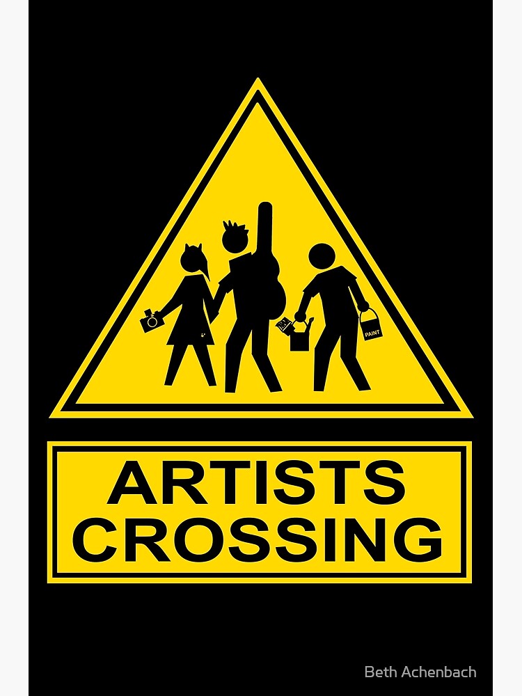 Artist Crossing by Bethseye