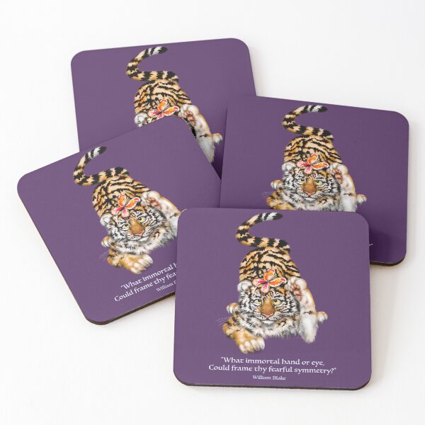 Item preview, Tyger's Symmetry | W Cartoon Tiger Cub  designed and sold by Snootrac.