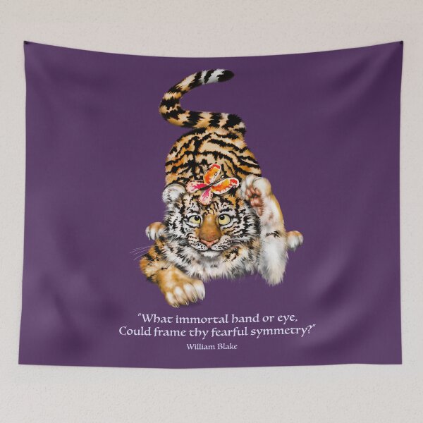 Item preview, Tyger's Symmetry | W Cartoon Tiger Cub  designed and sold by Snootrac.