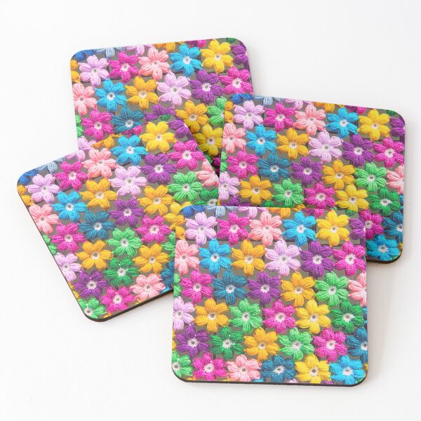 Item preview, KNITTED DAISIES designed and sold by Swooncake Press.