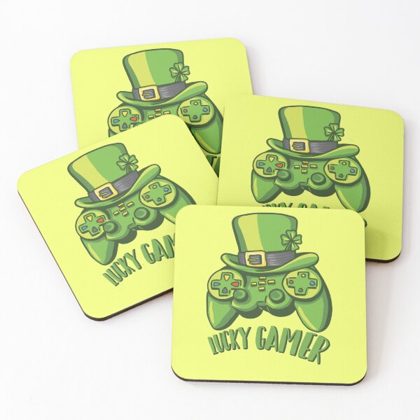 Item preview, Lucky Gamer St Patrick's Day Gaming Gamer designed and sold by Kezichy.