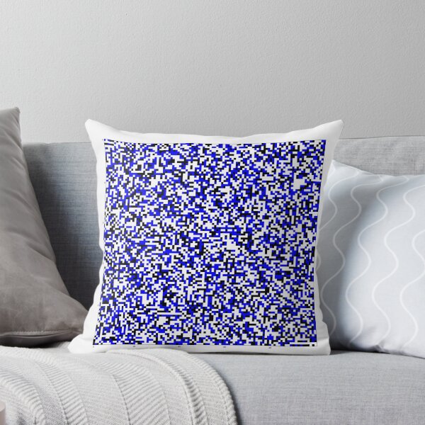 Item preview, Patrón aleatorio de cuadrícula de varios colores 100x100 puntos, azul, negro, blanco designed and sold by Mmark94.