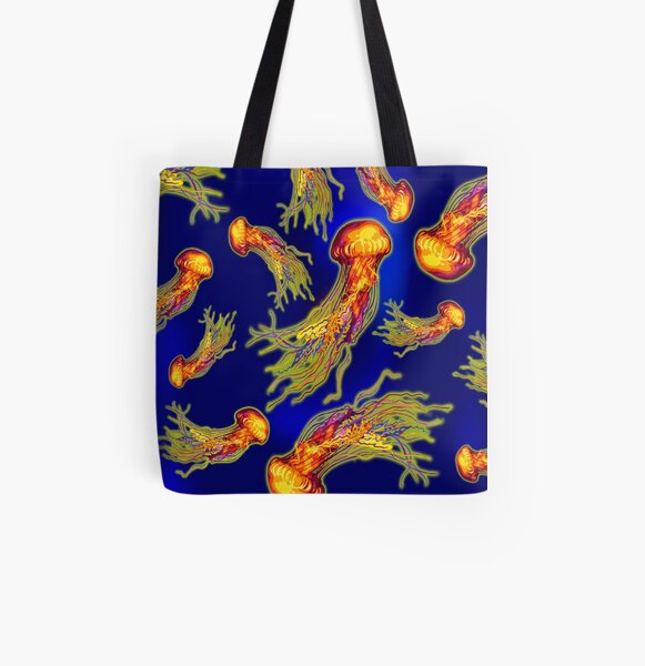 Jellyfish Dance All Over Print Tote Bag
