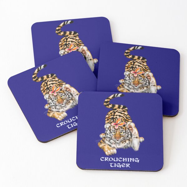Item preview, Crouching Tyger | W Cartoon Tiger Cub  designed and sold by Snootrac.