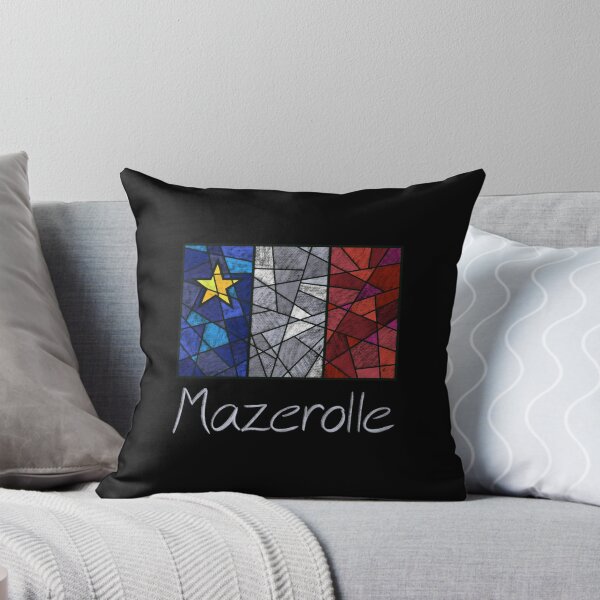 Item preview, Acadian Flag pastel mosaic Mazerolle - Drapeau acadien mosaïque pastel vitrail Mazerolle designed and sold by ColoursOfFrance.