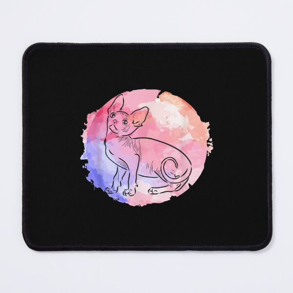 Item preview, Cute Colorful Sphynx Hairless Cat Kitten designed and sold by laurenm233.