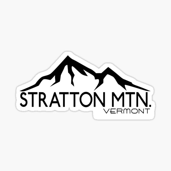 SKIING STRATTON MOUNTAIN VERMONT SKI SNOWBOARDING MOUNTAIN LONDONDERRY Sticker