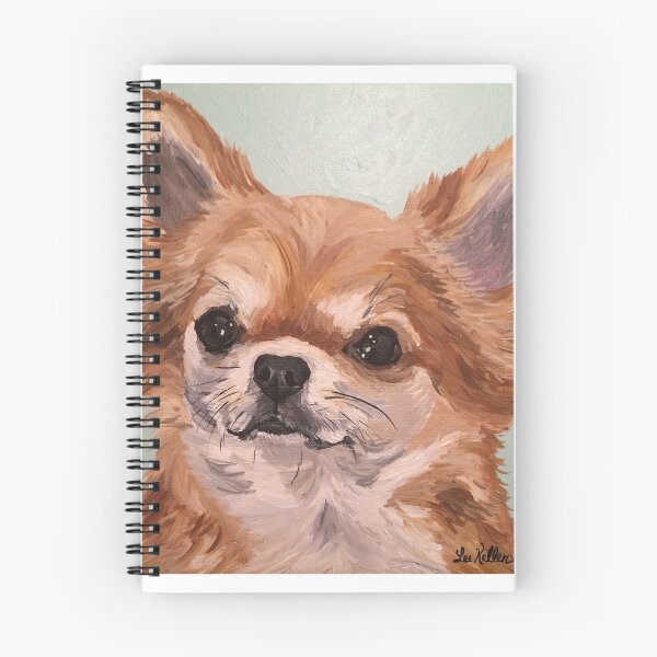Item preview, Long hair chihuahua dog Art by Lee H Keller designed and sold by leekellerart.