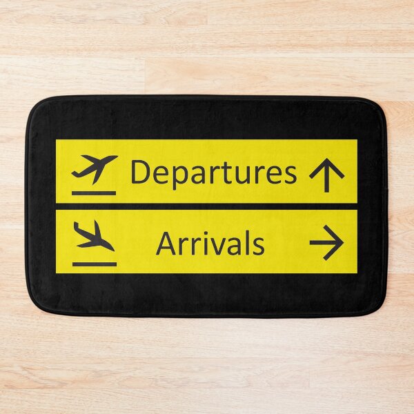 Item preview, Departures and Arrivals Airport Sign designed and sold by JumpSeatDesign.