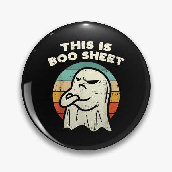Item preview, Vintage Boo Ghost Angry Funny Halloween This Is Boo Sheet  designed and sold by laurenm233.