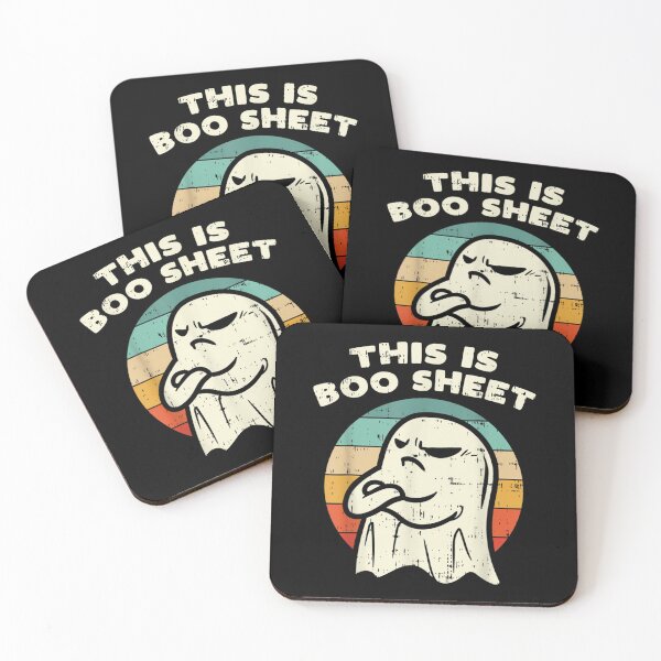 Item preview, Vintage Boo Ghost Angry Funny Halloween This Is Boo Sheet  designed and sold by laurenm233.