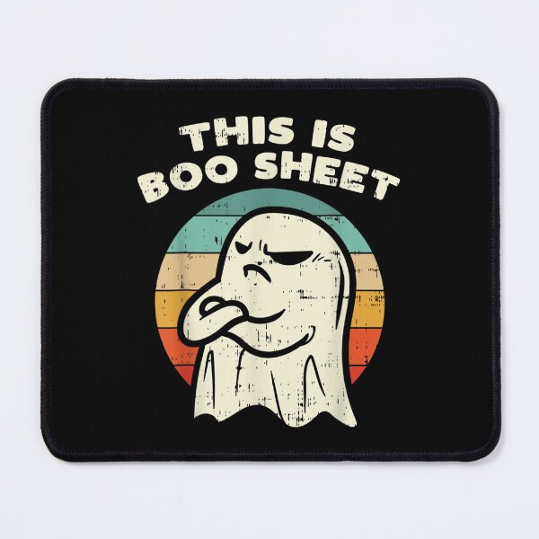 Item preview, Vintage Boo Ghost Angry Funny Halloween This Is Boo Sheet  designed and sold by laurenm233.