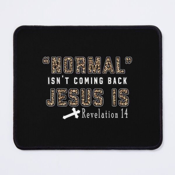 Item preview, Normal Isn't Coming Back Jesus Is Christian Cross  designed and sold by laurenm233.