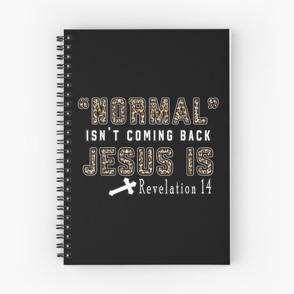 Item preview, Normal Isn't Coming Back Jesus Is Christian Cross  designed and sold by laurenm233.