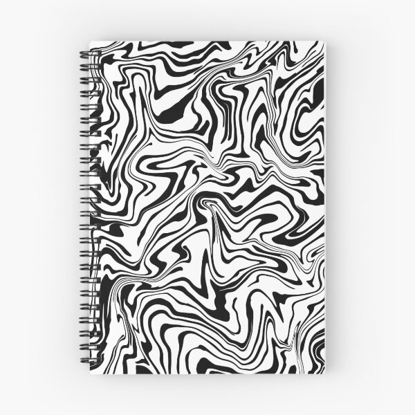 Item preview, Abstract Black and White Liquid Swirls designed and sold by Julie Erin Designs.